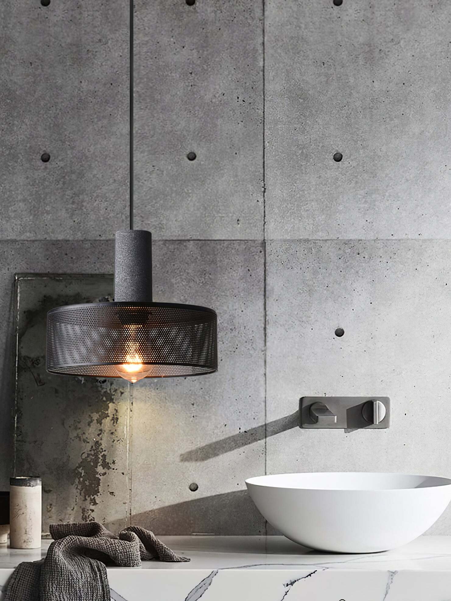 Concrete Industry Pendant Lamp