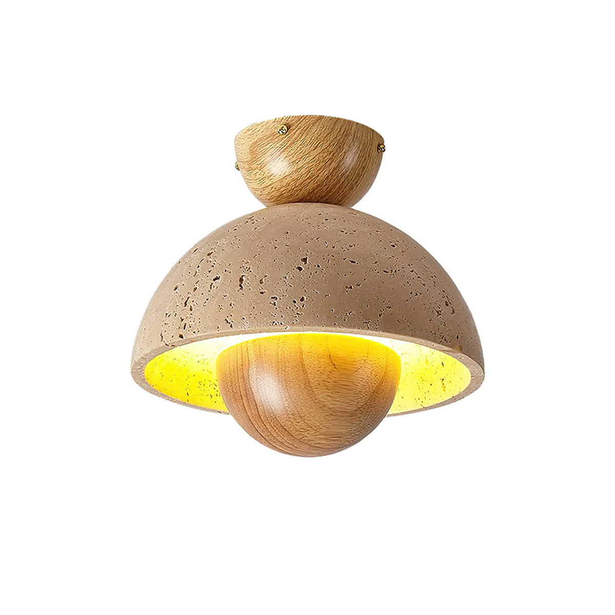 Rush Lamp Invert Hemispherical Inverted Ceiling Lamp