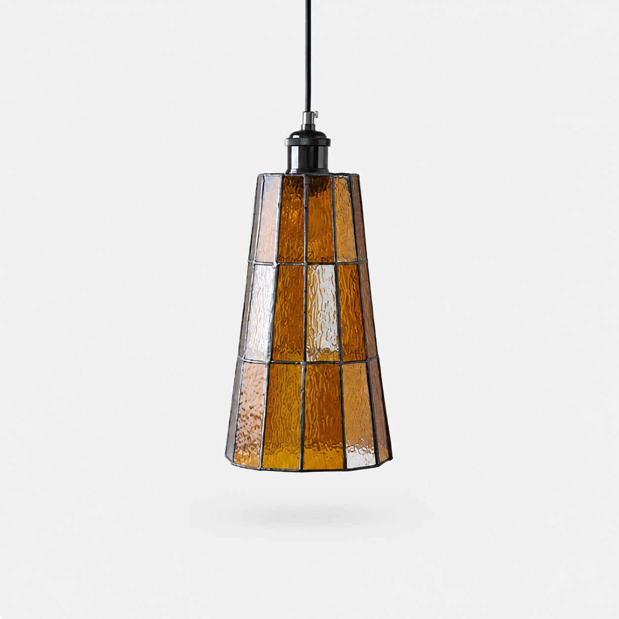 Artisan Stained Glass Tapered Pendant Light