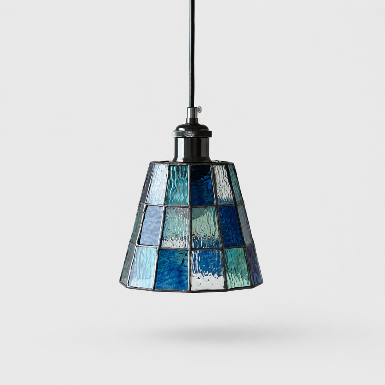 Artisan Stained Glass Tapered Pendant Light