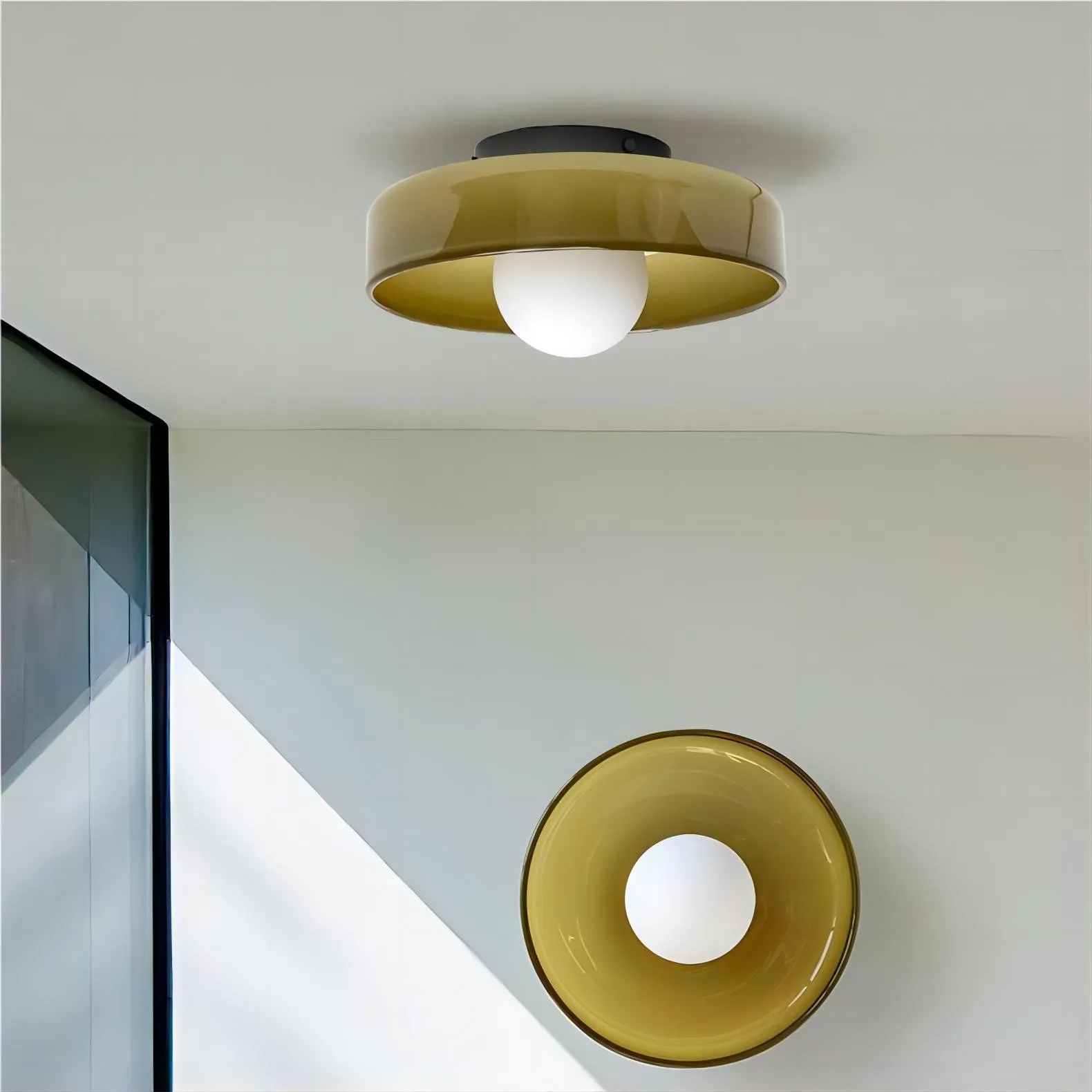 Morandic Disc Orb Wall Lamp Ceiling Lamp S26